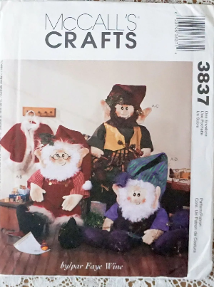 McCall'sCraft Pattern 3837 Santa & Elves Uncut & Factory Folded